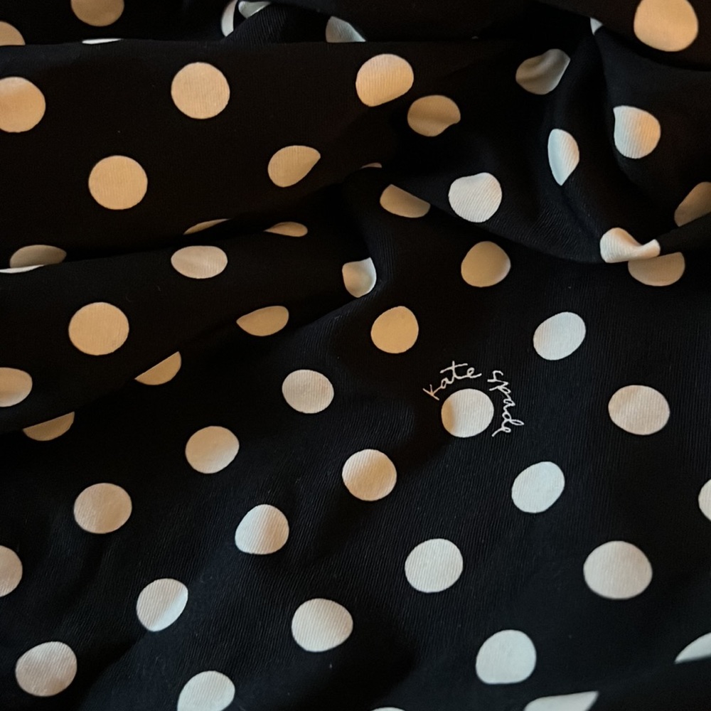 Kate Spade Logo Dot Buckle One Shoulder One Piece Swimsuit Size S - Picture 6 of 7